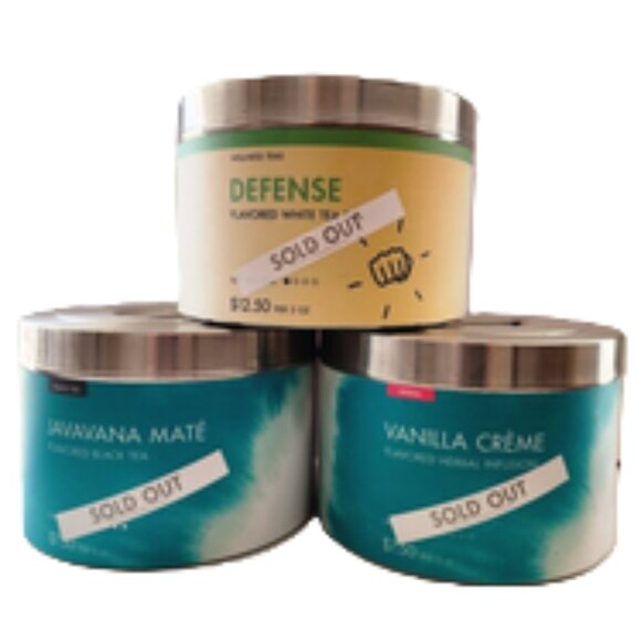 RARE Teavana Tea Wall Store Display Tins Collectible Discontinued - Picture 10 of 13